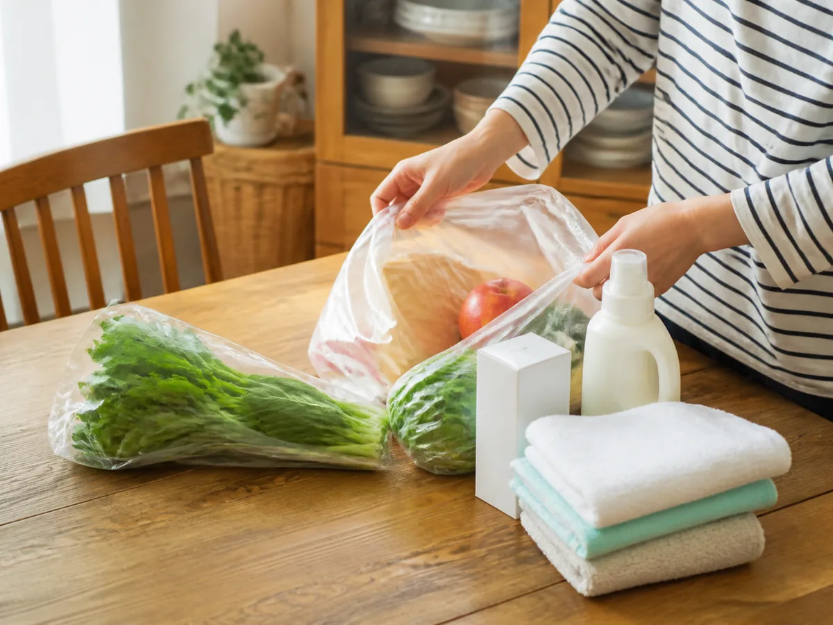 買い物など日常生活を少し支援する様子